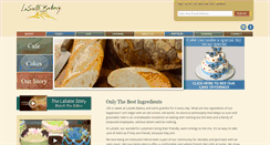 Desktop Screenshot of lasallebakery.net